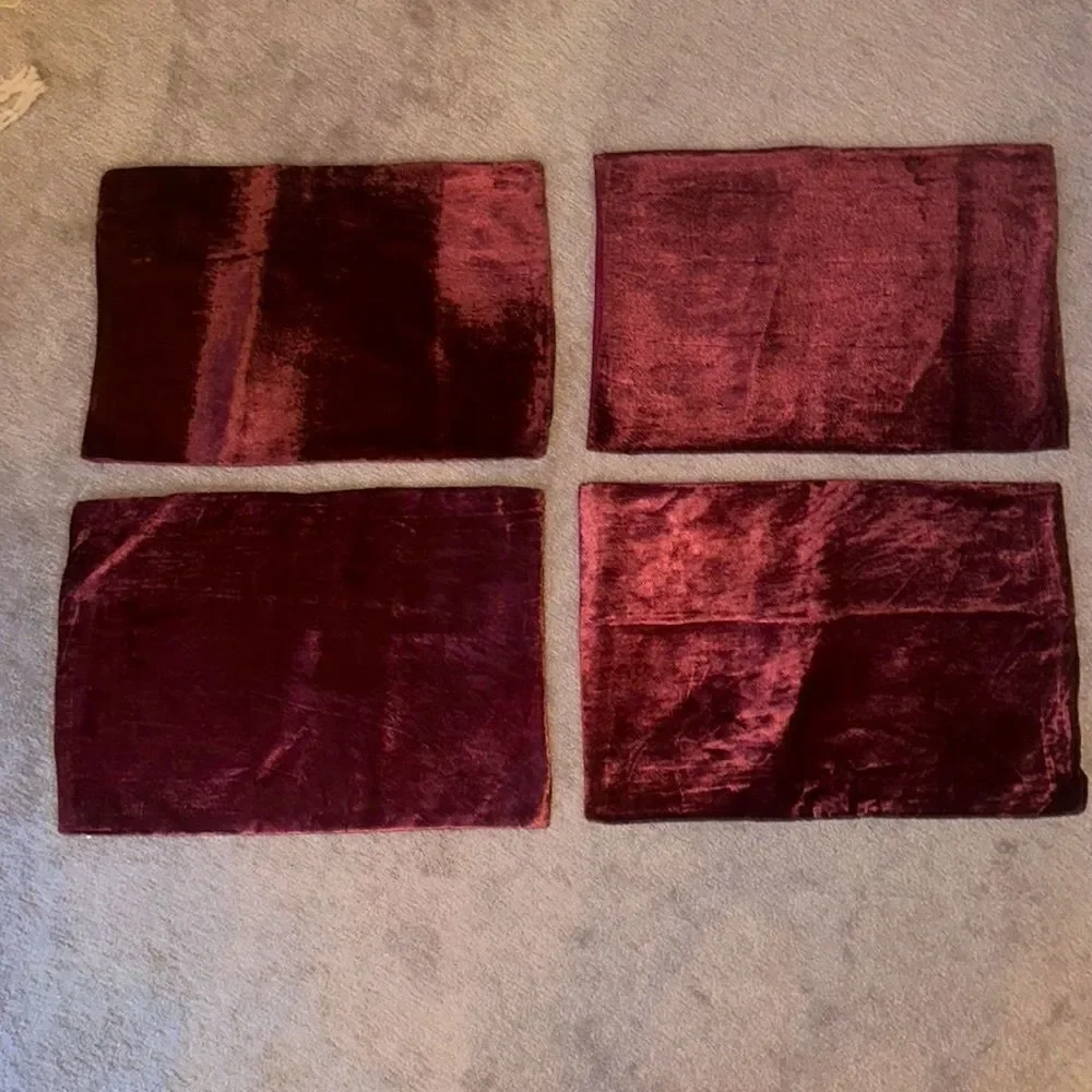 Garnet Placemats from India set of Six!